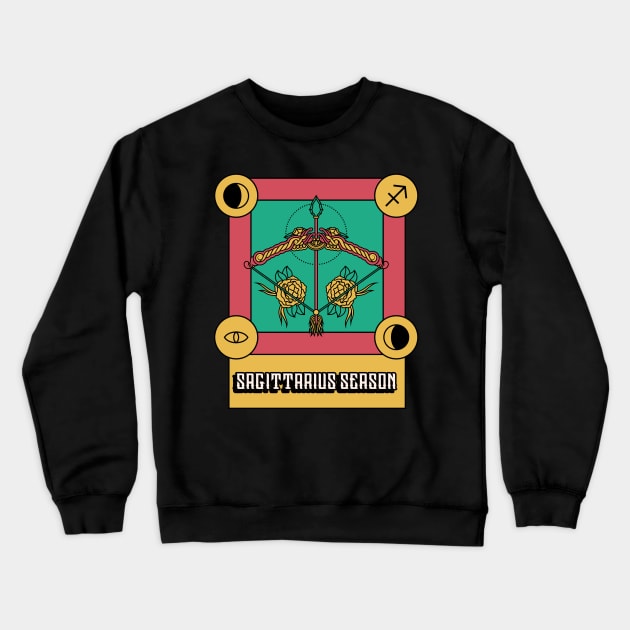 Sagittarius Crewneck Sweatshirt by TeesMePlease